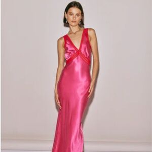 "MEET ME ON THE DANCE FLOOR BIAS CUT MAXI DRESS" - AUS SIZE 4 IS A US 0